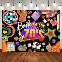 Lofaris Back To The 70s Groovy Ballroom Birthday Backdrop
