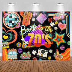 Lofaris Back To The 70s Groovy Ballroom Birthday Backdrop