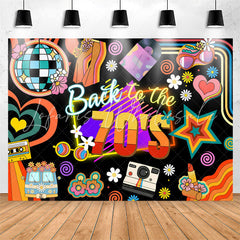 Lofaris Back To The 70s Groovy Ballroom Birthday Backdrop