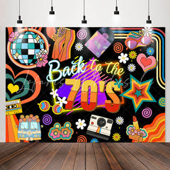 Lofaris Back To The 70s Groovy Ballroom Birthday Backdrop