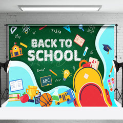 Lofaris Bag Books Pencil Basketball Back To School Backdrop