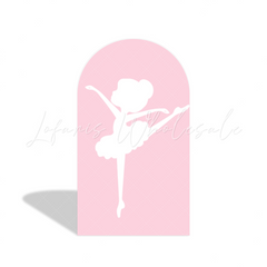 Ballet Girl Birthday Party Arch Backdrop Wall Cloth Cover