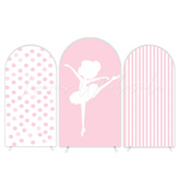 Ballet Girl Birthday Party Arch Backdrop Wall Cloth Cover