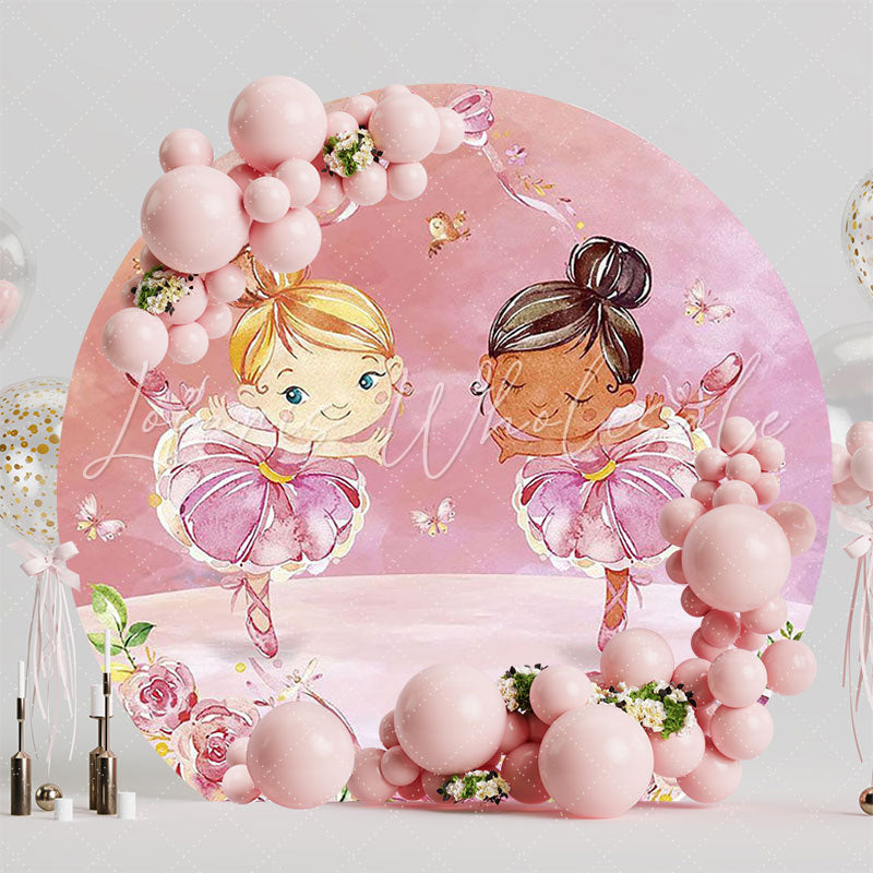 Ballet World Round Backdrop for Dance Themed Celebration