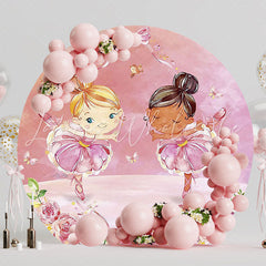 Ballet World Round Backdrop for Dance Themed Celebration