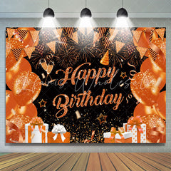 Lofaris Balloon Flag With Spark Gifts Birthday Backdrop