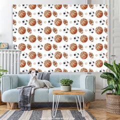 Lofaris Balls Sports Diy Backdrop For Boy Birthday Party