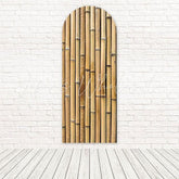 Bamboo Raft River Float Escape Arch Backdrop For Natural Scenery