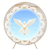 Baptism First Eucharist Round Backdrop For Religious Ceremony