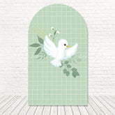 Baptism Pigeon Peace Dove Arch Backdrop For Christening Set