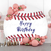 Lofaris Baseball Sports Round Birthday Backdrop For Boy