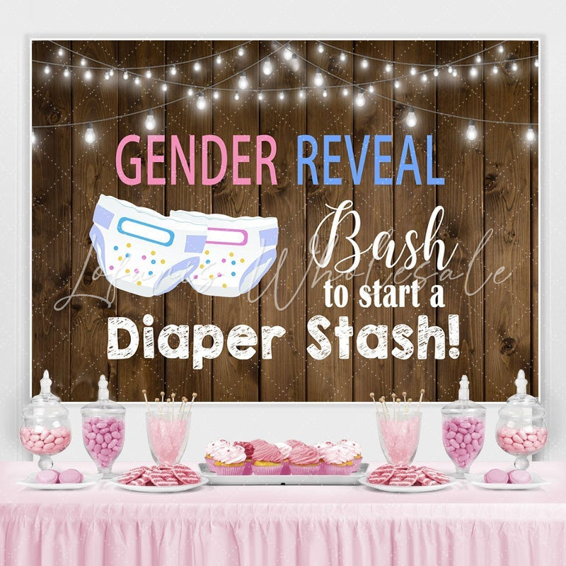 Lofaris Bash To Start A Diaper Stash Theme Baby Shower Backdrop