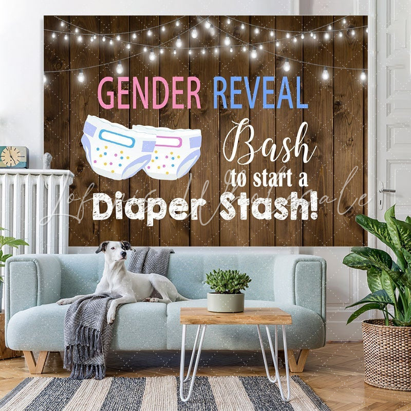 Lofaris Bash To Start A Diaper Stash Theme Baby Shower Backdrop