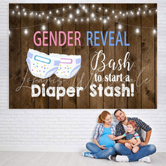 Lofaris Bash To Start A Diaper Stash Theme Baby Shower Backdrop