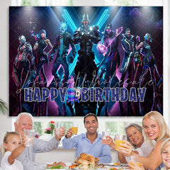 Lofaris Battle Royale Supplies Boy Birthday Party Backdrop For Photo