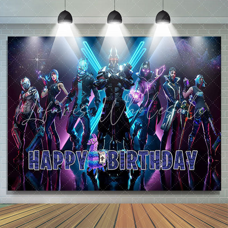 Lofaris Battle Royale Supplies Boy Birthday Party Backdrop For Photo