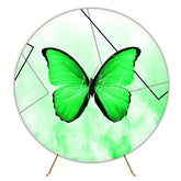 Beautiful Butterfly Theme Party Round Backdrop For Garden Vibe