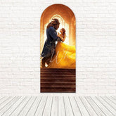 Beauty And The Beast Dancing Tale Arch Backdrop For Magical Moment