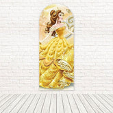 Beauty And The Beast Enchanted Romance Arch Backdrop For Princess Party