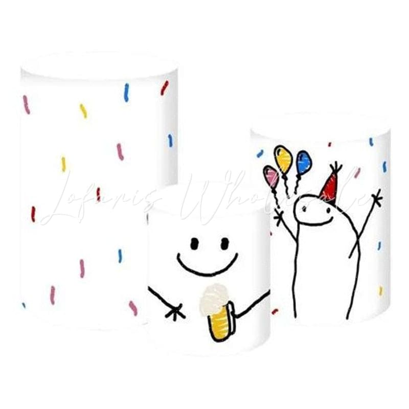 Bento Box Meal Fun Themed Cover Cylinders Kit