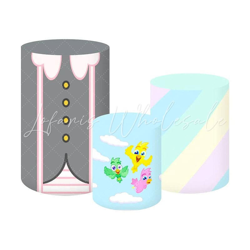 Bit World Gaming Fun Themed Cover Cylinders Kit