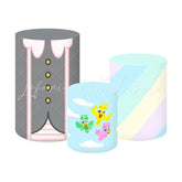 Bit World Gaming Fun Themed Cover Cylinders Kit