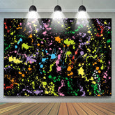 Lofaris Black And Colored Graffiti Wall Backdrop For Party