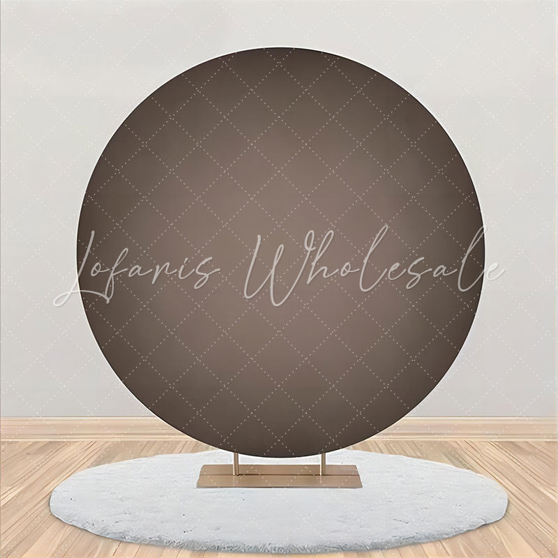 Lofaris Black And Grey Gradient Circle Birthday Backdrop
