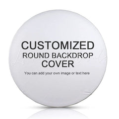 Lofaris Black And Red Mickey Mouse Round Birthday Backdrop