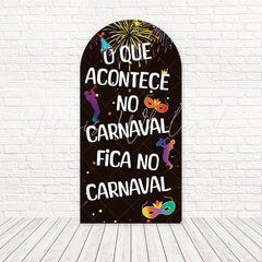 Black Carnival Elegant Decor Arch Backdrop For Festival Celebrations