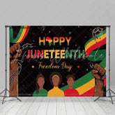 Lofaris Black Freedom Day Happy Juneteenth Party Backdrop