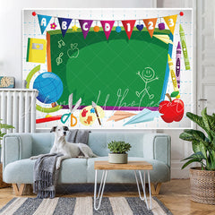 Lofaris Blackboard Classroom for Kids Backdrop Photoshoot