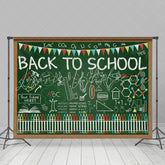 Lofaris Blackboard graffiti alphabet back to school Backdrop