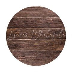 Lofaris Blowen Simple Custom Circle Wood Baby Shower Backdrop