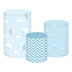 Blue Balloons Party Fun Themed Cover Cylinders Kit