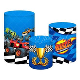 Blue Blaze Fire Themed Cover Cylinders Kit