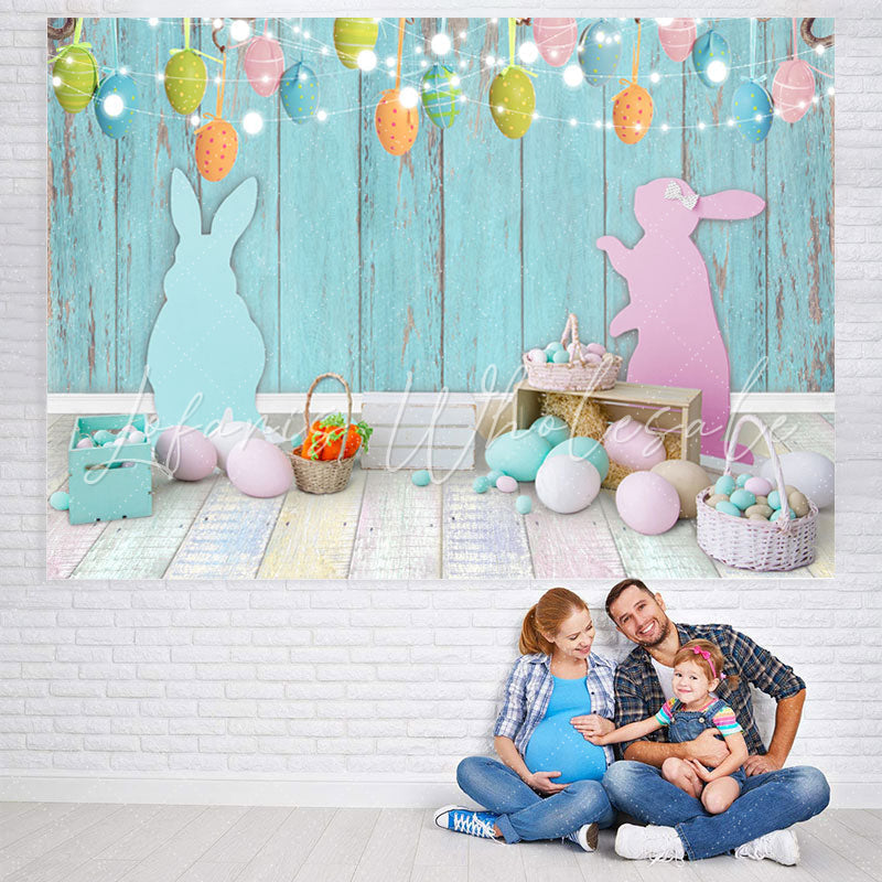 Lofaris Blue Boy Or Pink Girl Wooden Theme Baby Shower Backdrop