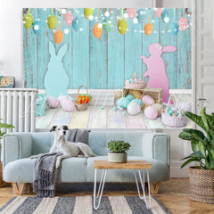 Lofaris Blue Boy Or Pink Girl Wooden Theme Baby Shower Backdrop