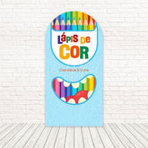 Blue School Back To Classes Fun Arch Backdrop For Learning Themes