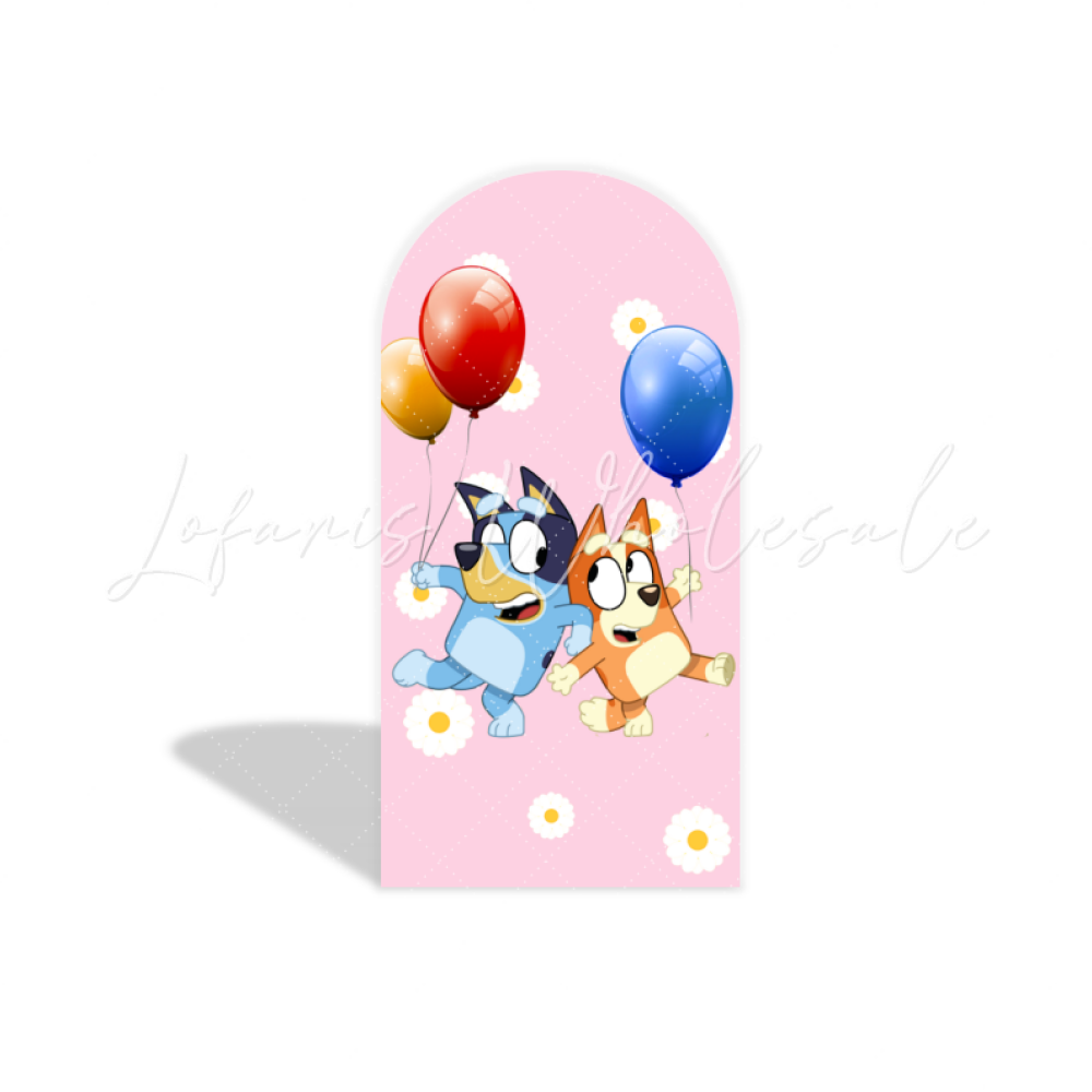 Bluey arch Birthday Party Arch Backdrop Wall Cloth Cover