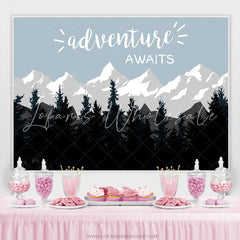 Lofaris Boho Adventure Awaits Forest Montion Baby Shower Backdrop