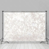 Lofaris Bokeh Glitter Snowflake Winter Christmas Backdrop