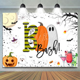 Lofaris Boo Bash! Pumpkin Cocktail Halloween theme Backdrop