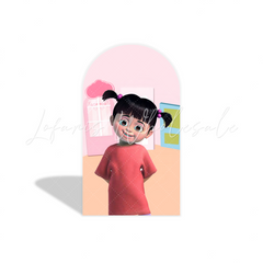 Boo Monster Inc arch Birthday Party Arch Backdrop Wall Cloth Cover