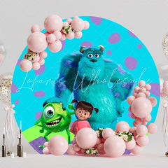 Boo Monsters Fun Cartoon Round Backdrop For Kid?¡¥s Party Theme