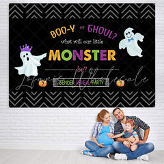 Lofaris Boo Or Ghoul Themed Baby shower Backdrop for Gender Reveal