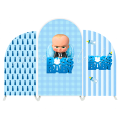 Boss baby arch Birthday Party Arch Backdrop Wall Cloth Cover