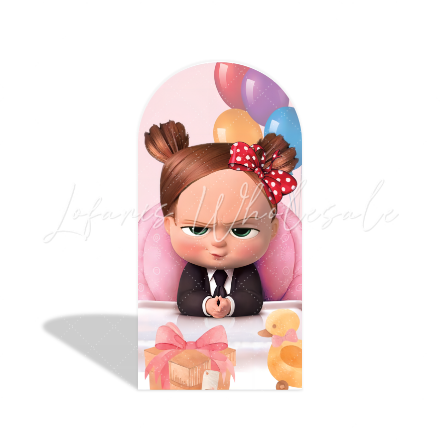 Boss baby arch Birthday Party Arch Backdrop Wall Cloth Cover