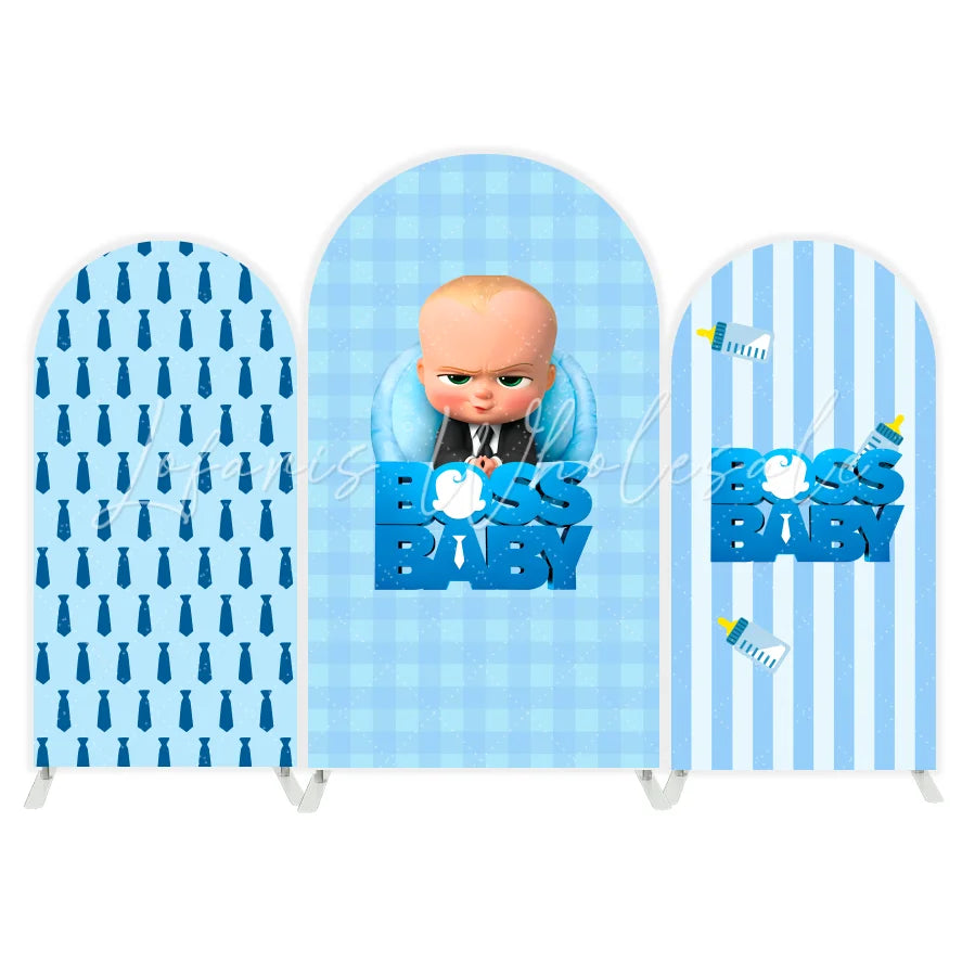 Boss baby arch Birthday Party Arch Backdrop Wall Cloth Cover