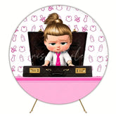 Boss Baby Celebration Round Backdrop For Fun Kids Birthday